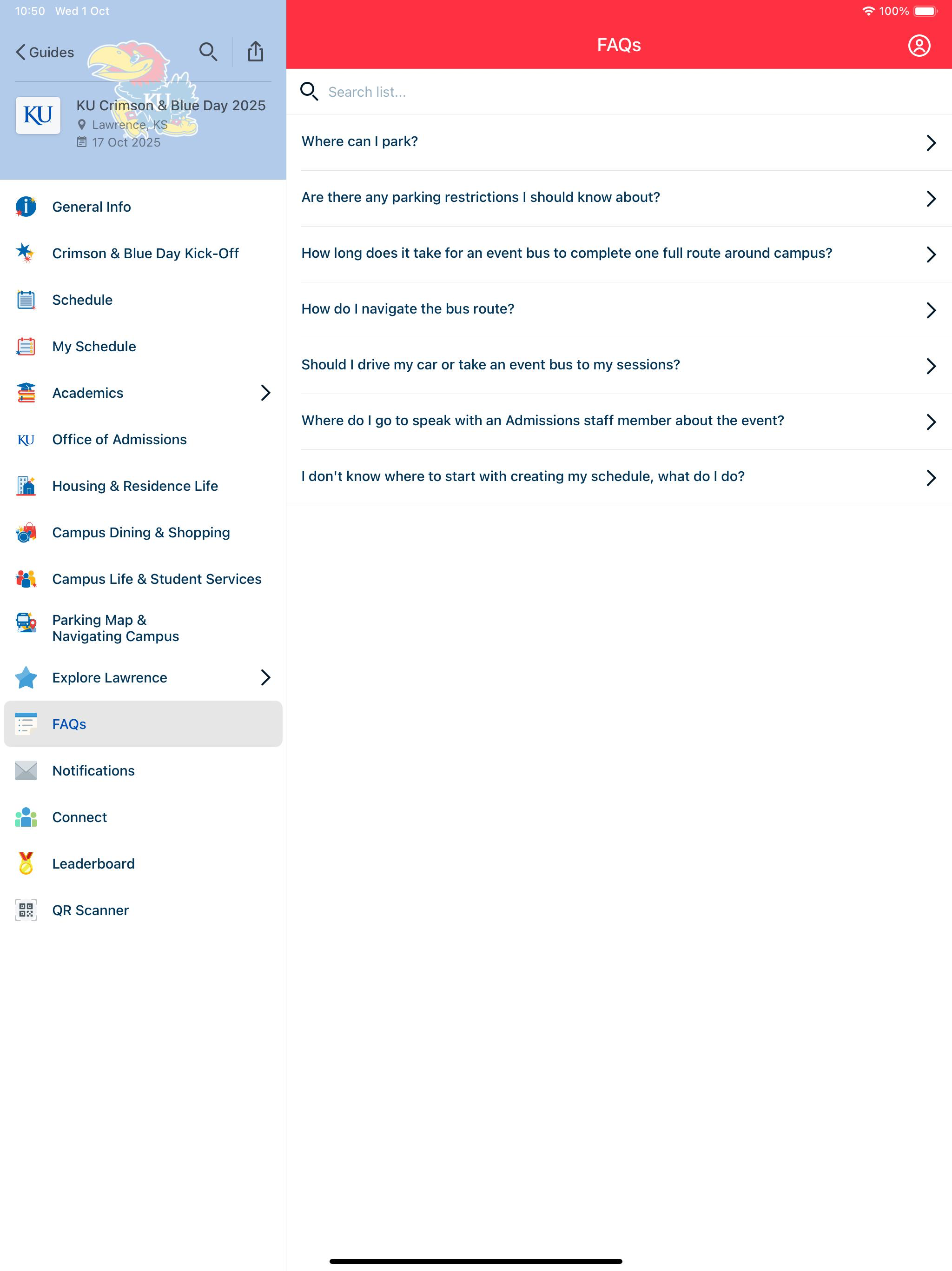 KU Admissions Guidebook screenshot 6