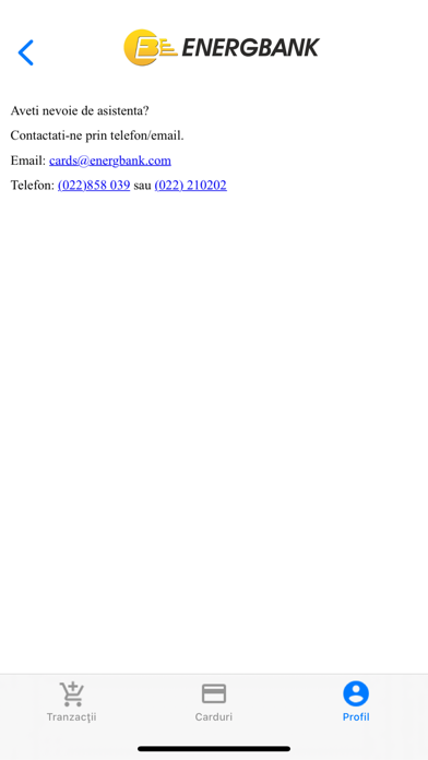 Energbank 3D Secure Screenshot