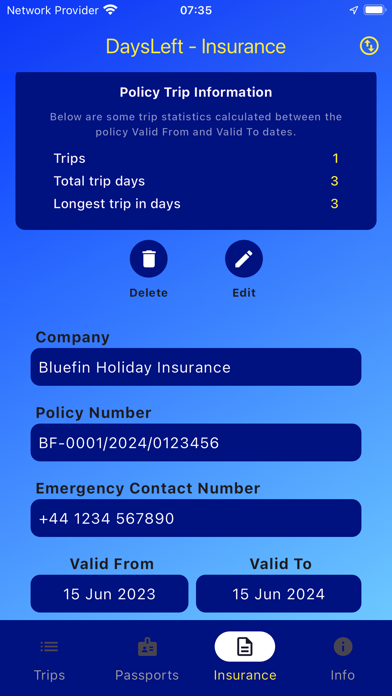 DaysLeft Screenshot