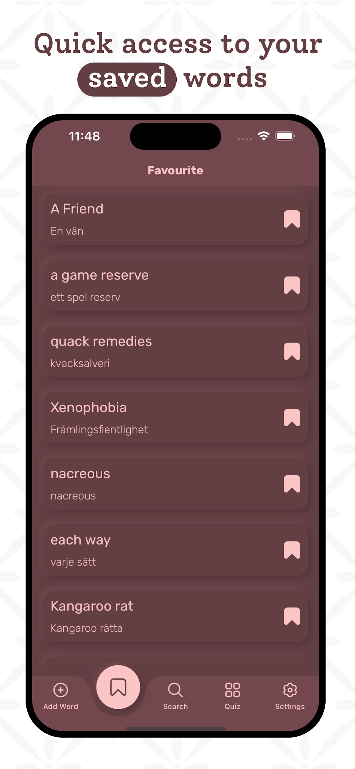 Swedish | Swedish Dictionary screenshot 4