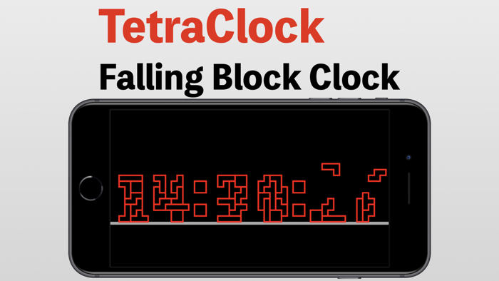 TetraClock - Falling Block