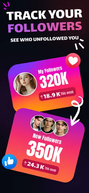 Unfollow Tracker for Instagram iPhone screenshot 1