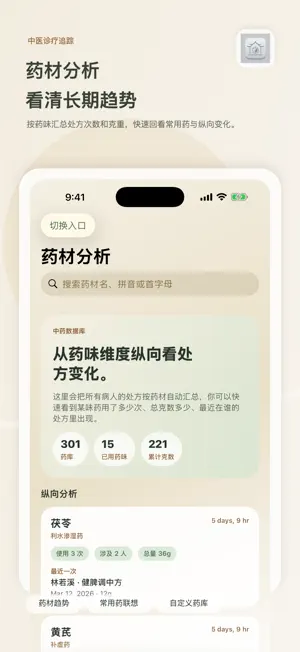 中医诊疗追踪 screenshot 2