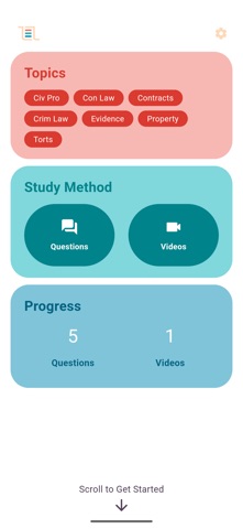 Bar Exam Prep - Scrollprep Screenshot 1 of 4