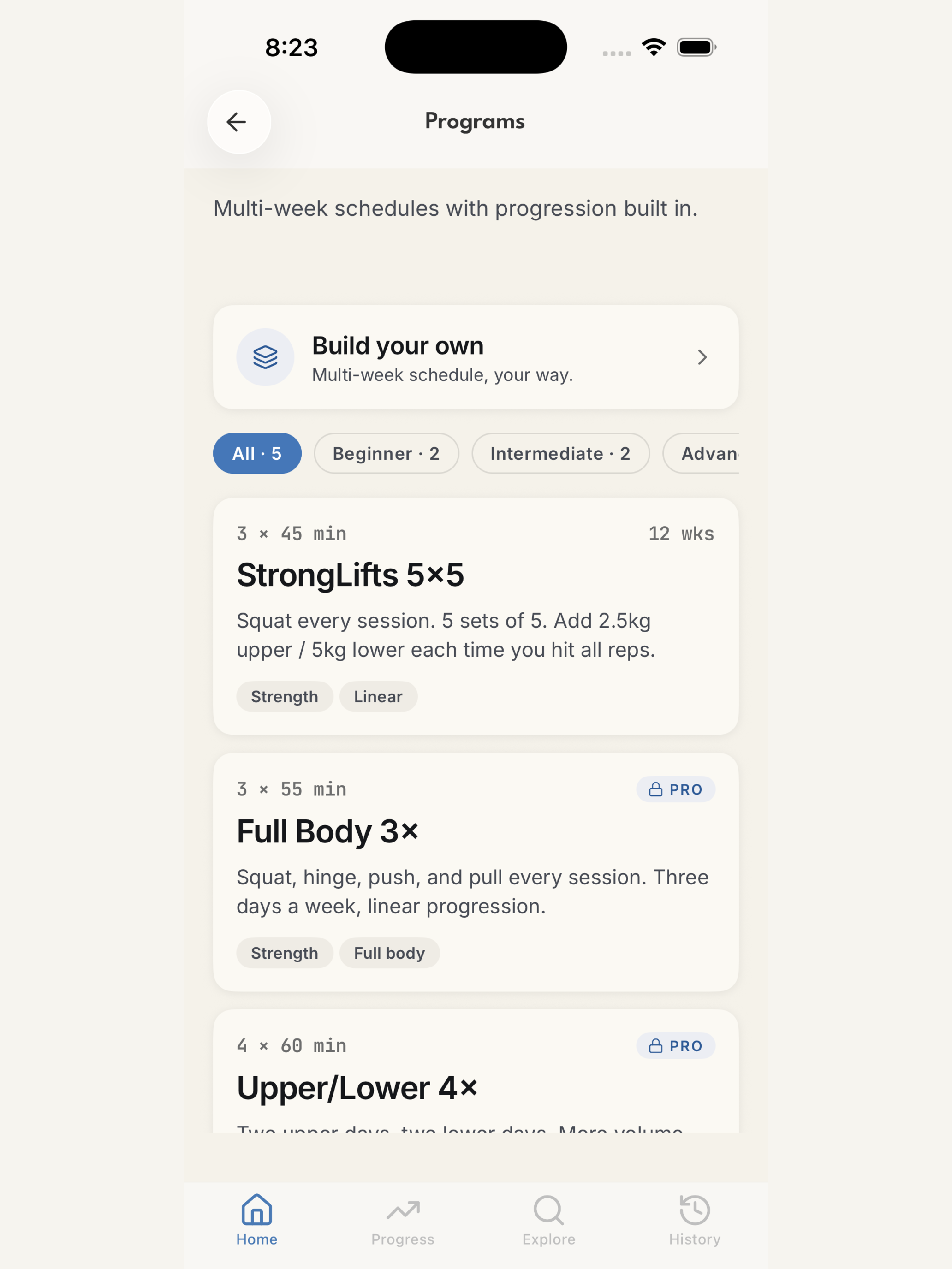 rep by rep: Weight Training