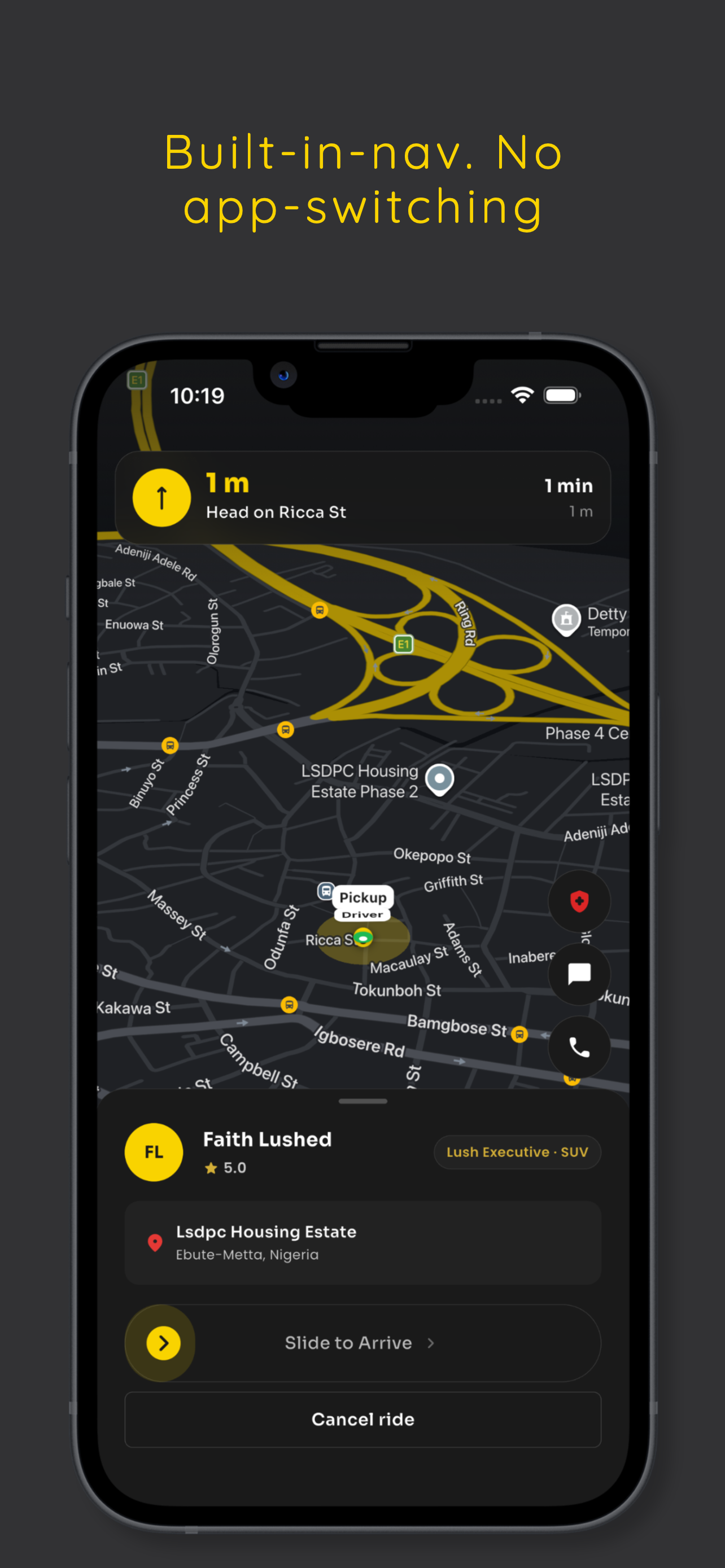 LushRide Driver screenshot 2