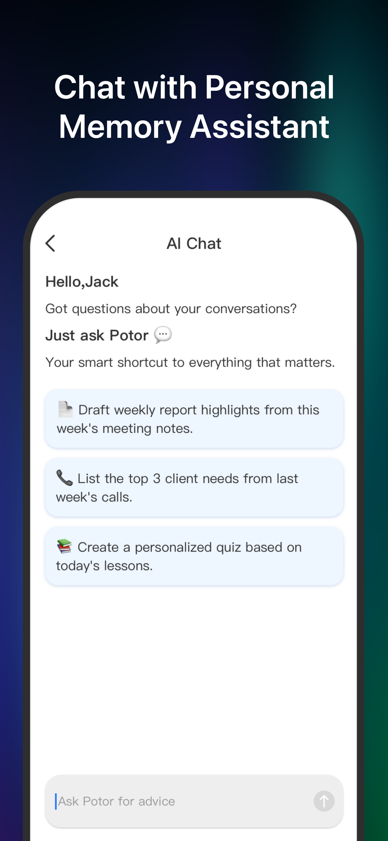 Proactor AI – Note Taking
