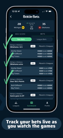 Battle Bets iPhone screenshot