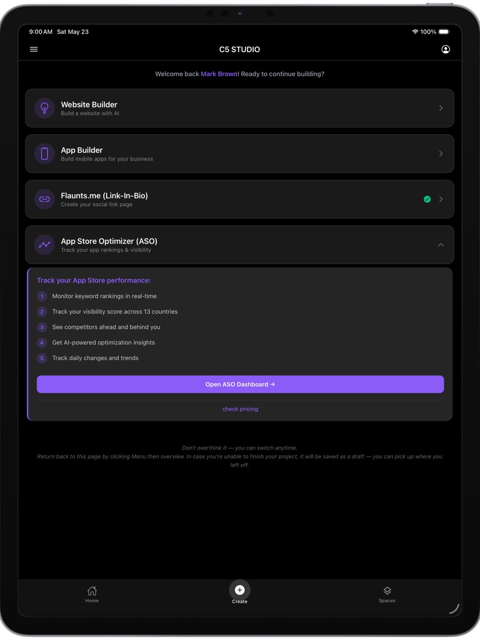 iPad screenshot
