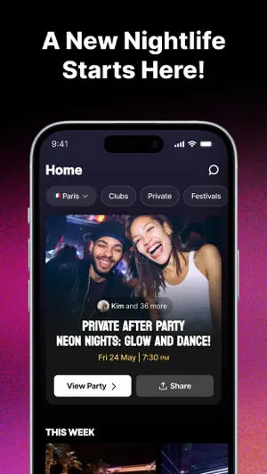 OnParty screenshot 1