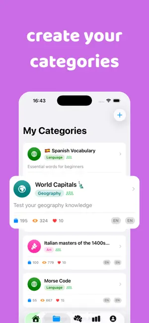 BilgeCards: Flash Cards Maker screenshot 3