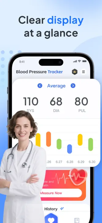Blood Pressure Tracker: Screenshot 1 von 4