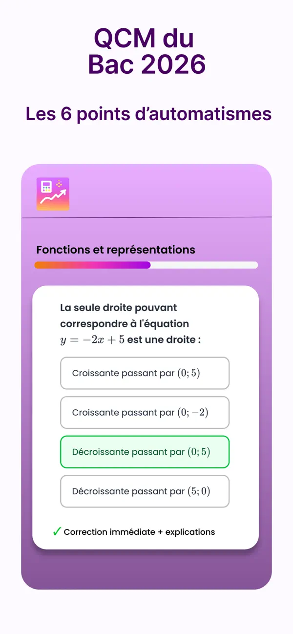 Screenshot #1 pour Bac Maths première