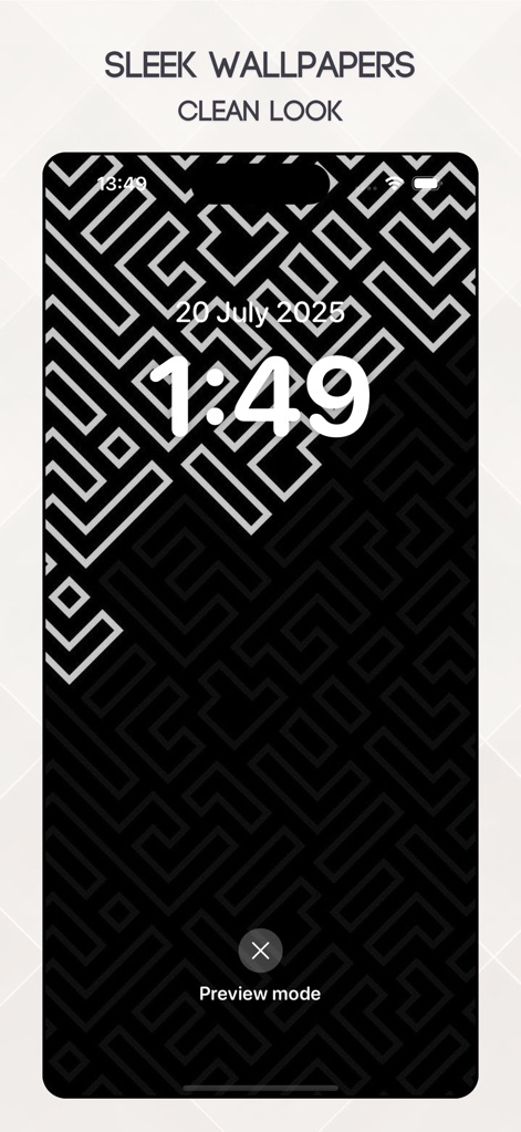 Minimal Lockscreen - One Wall - App de Estilo de vida | MWM