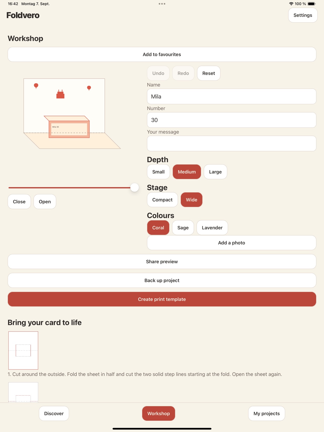 Screenshot 9 of Foldvero: Pop-up Card Maker