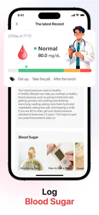 Blood Pressure App-Health Body : capture d’écran 2 sur 6
