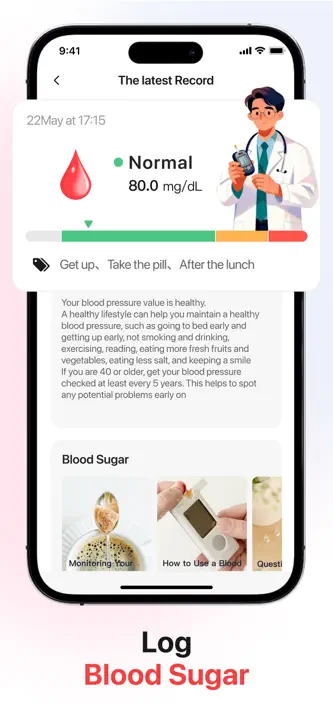 Blood Pressure App-Health Body: Screenshot 2 von 6