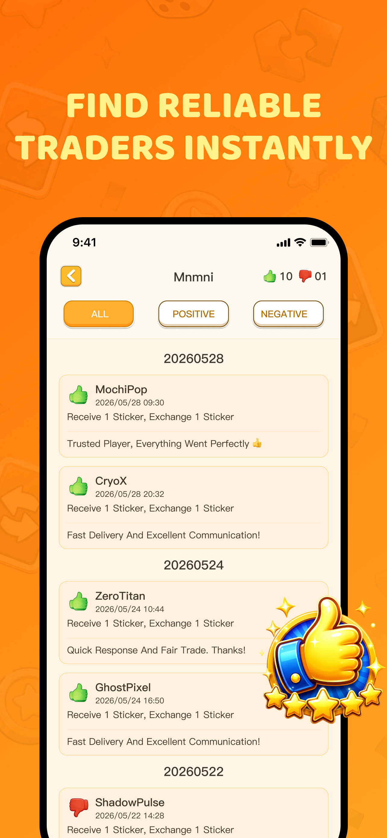 Swap Go！Sticker & Dice Rewards