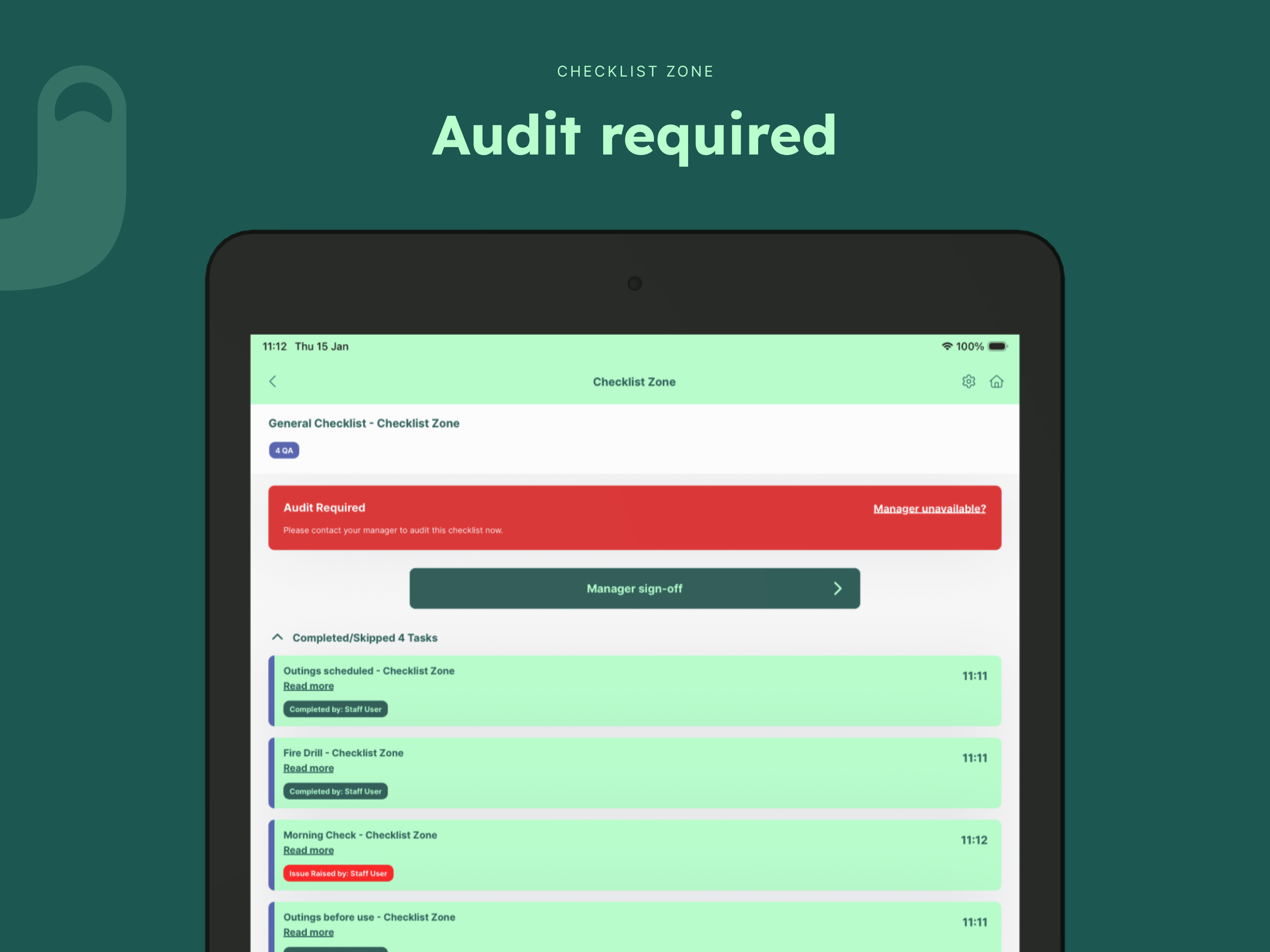 Tudu: Risk Management