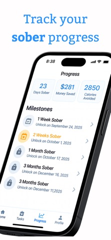 LiveSober: Sobriety Tracker screenshot