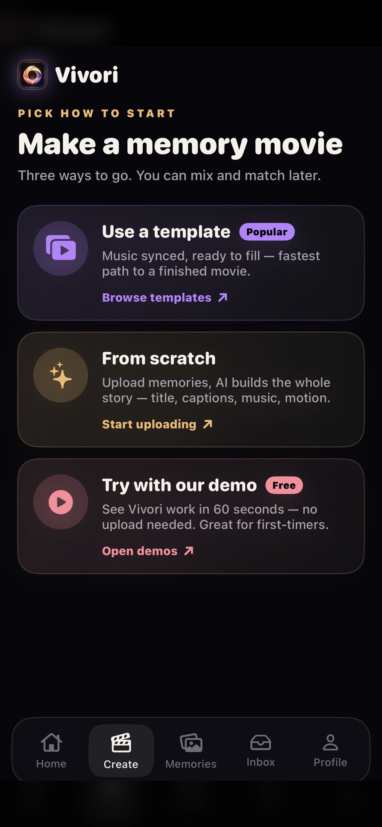 Vivori screenshot 3