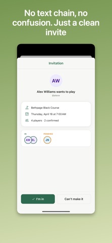 Tee Time: Golf With Friends iPhone screenshot