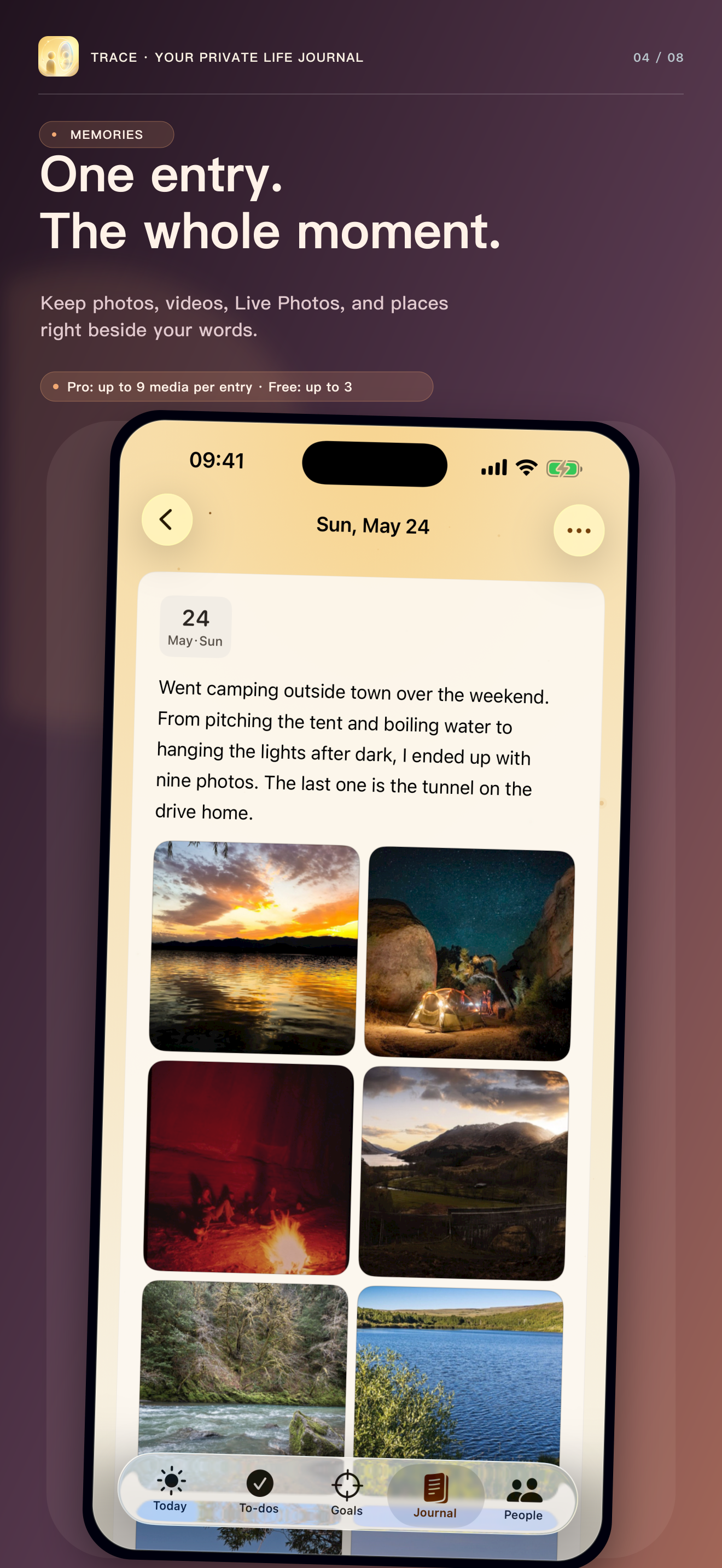 Trace: Journal, Life & People screenshot 4