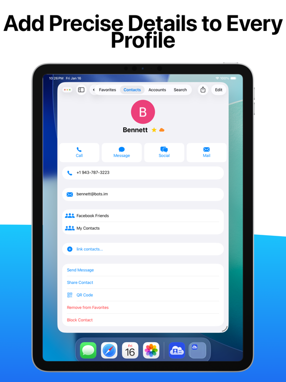 Screenshot #6 pour Cloud Contacts