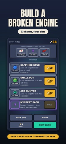 Blackjackal: Card Roguelike iPhone screenshot