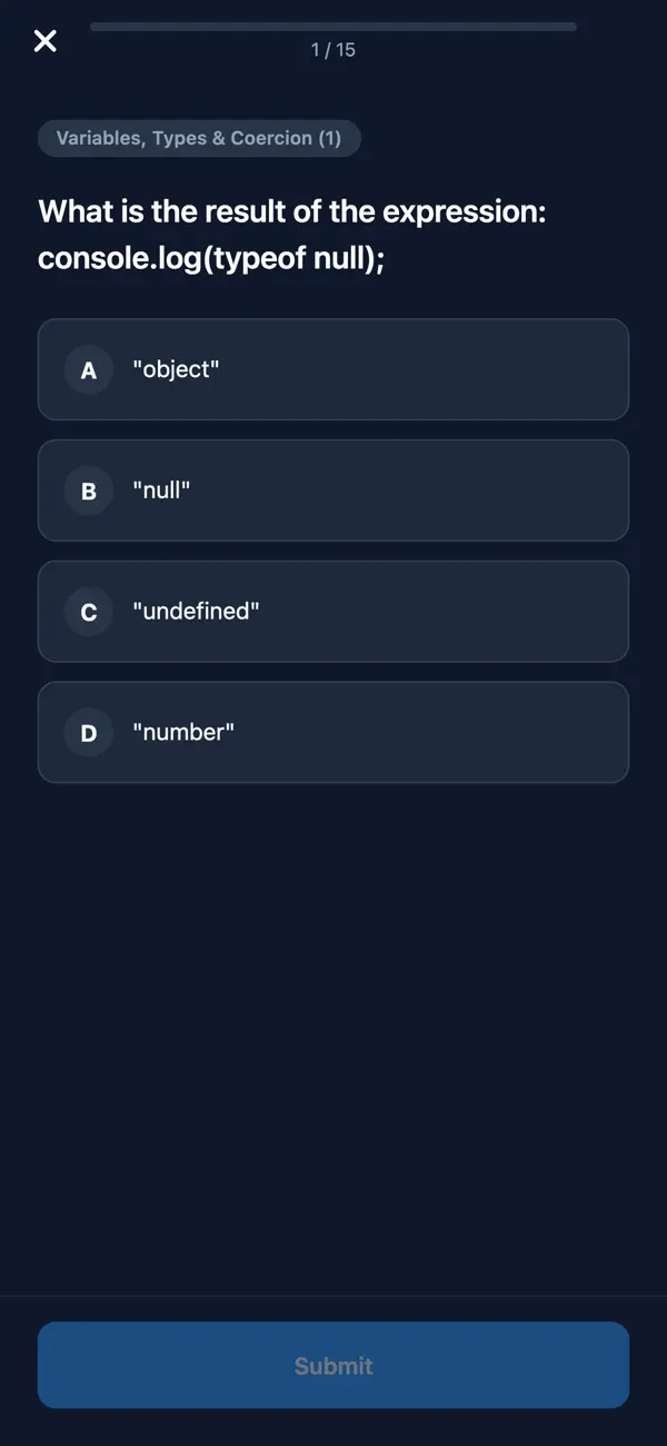 Screenshot #3 pour SF JavaScript Developer Prep