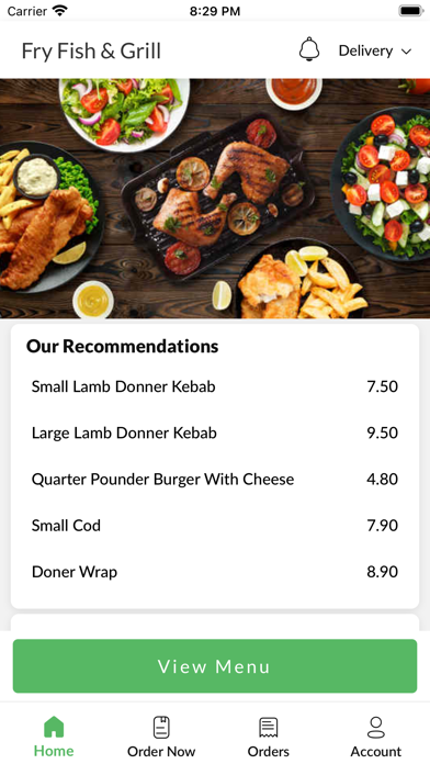 Fry Fish & Grill. Screenshot