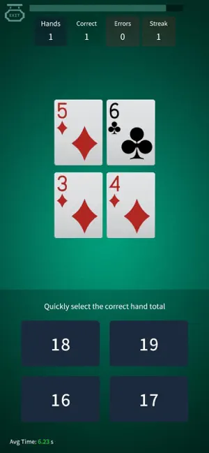 Blackjack Point Trainer screenshot 1