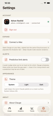 Clauge - Token Analytics screenshot