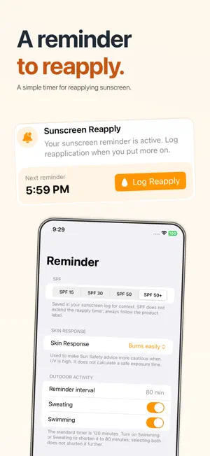UV Index & SPF Reminder screenshot 2