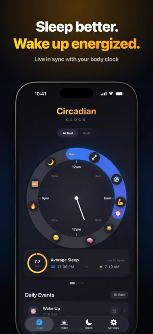 Circadian Rhythm: Body Clock screenshot 1