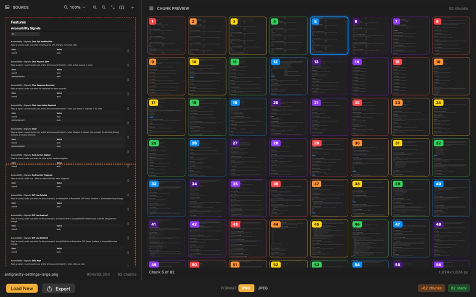 #1. ImageChunker (macOS) Por: Griffin Long