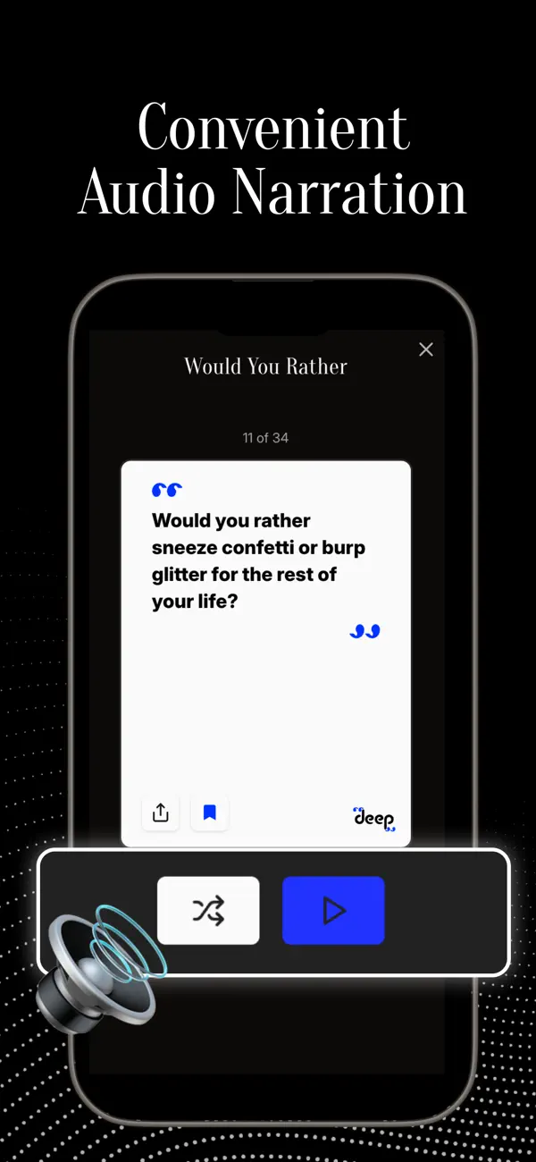 Screenshot #3 pour Deep Cards: Ask Deep Questions