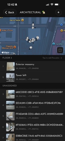 Architectural Site History screenshot