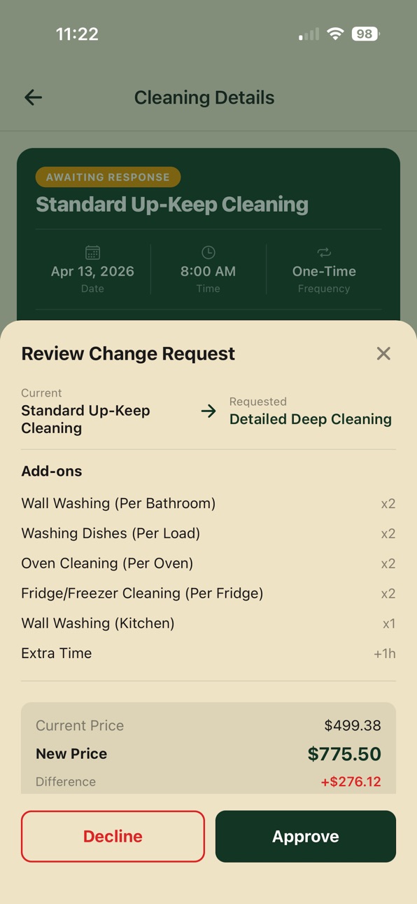 iPhone screenshot