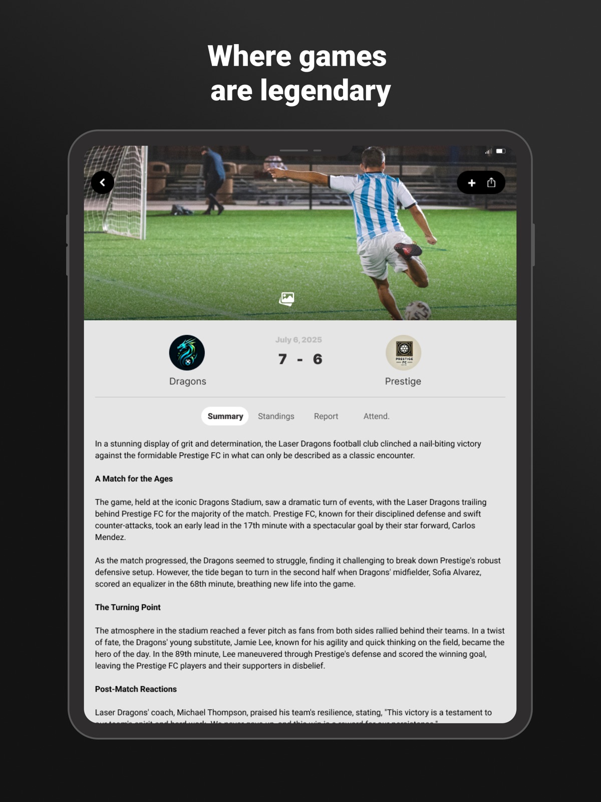 AREENA Sports ipad screenshot 3