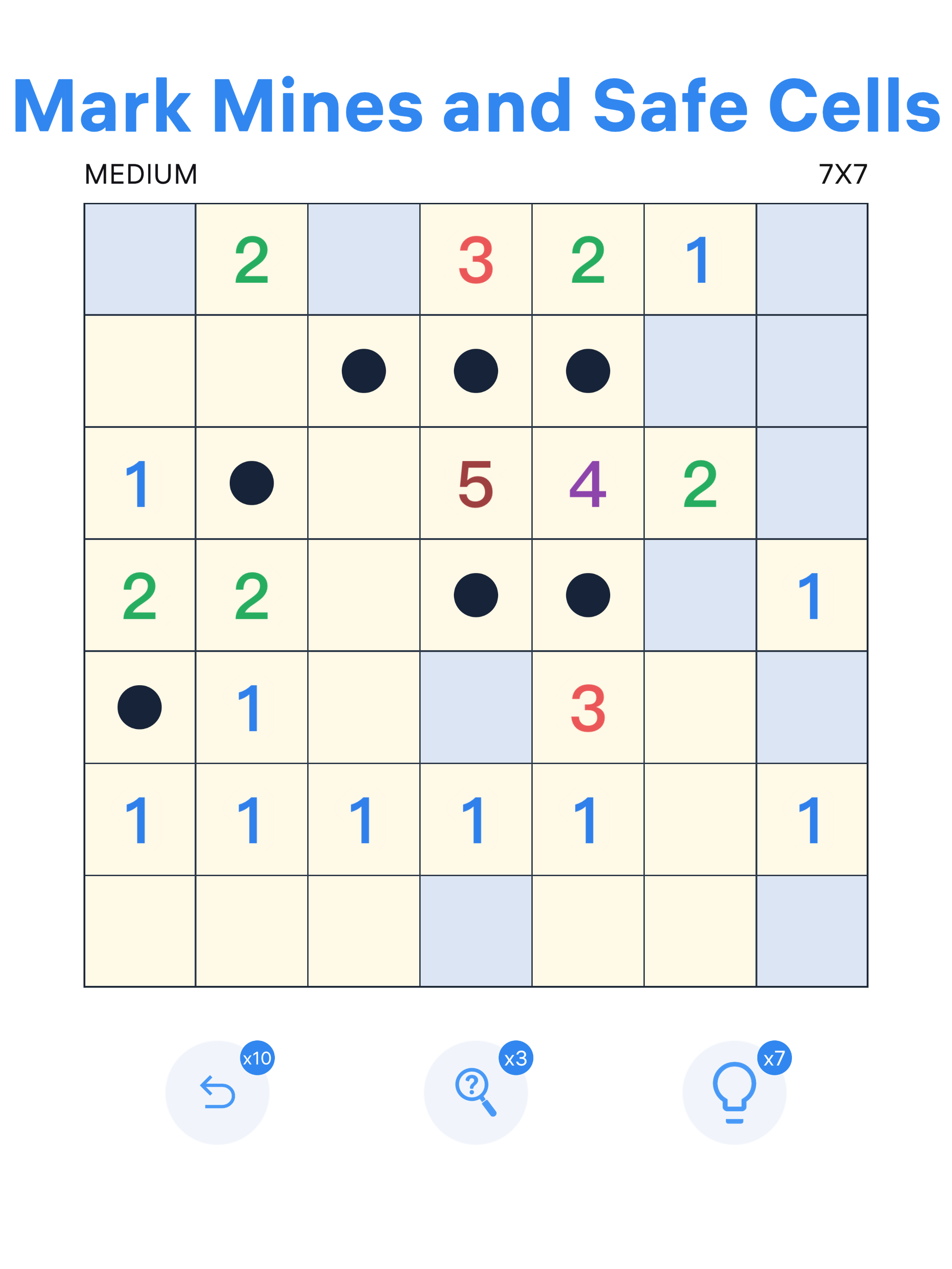 Mine Clues: Logic Puzzles
