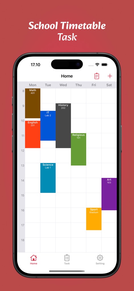 School Timetable & Task - Education App | MWM
