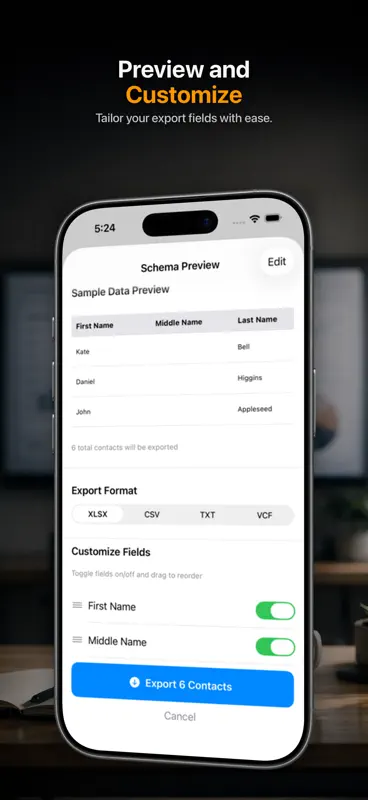 Contact Exporter - Sauvegarde screenshot 4 of 6