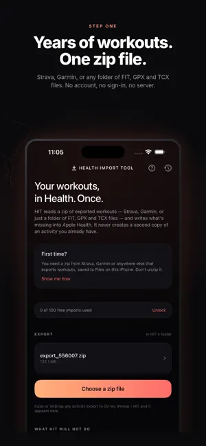 Health Import Tool screenshot 2