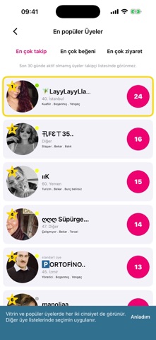 Screenshot 4 of ElitAşk Arkadaşlık Sitesi App