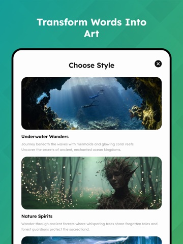 Imaginoid : AI Photo Editor iPad screenshot