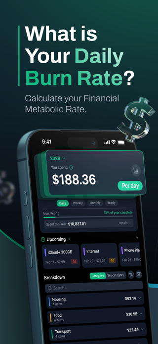 Basal: Daily Expense Tracker Screenshot 1 of 8