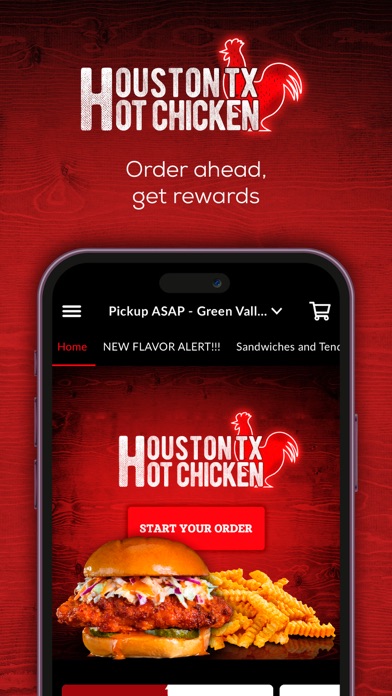 Houston TX Hot Chicken iPhone screenshot 1 - Food & Drink app