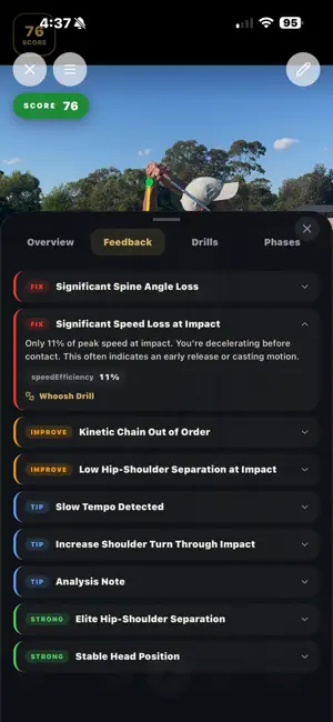 SwingSight Coach screenshot 3
