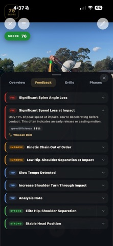 SwingSight Coach Screenshot 3 of 8